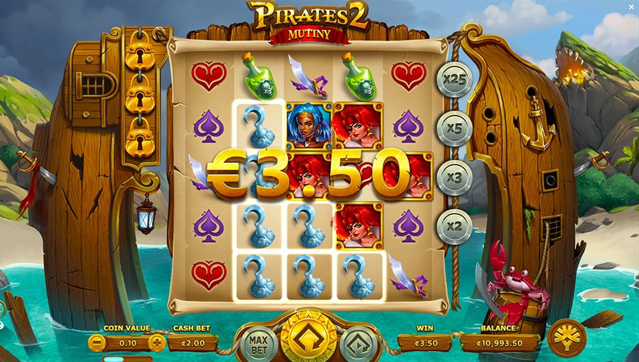 Lignes de paiement Pirates 2 Mutiny