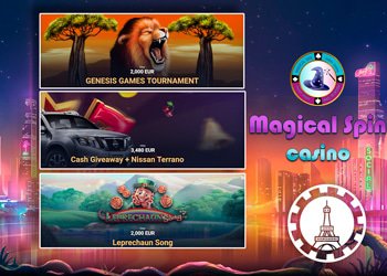 plusieurs tournois en cours sur magical spin