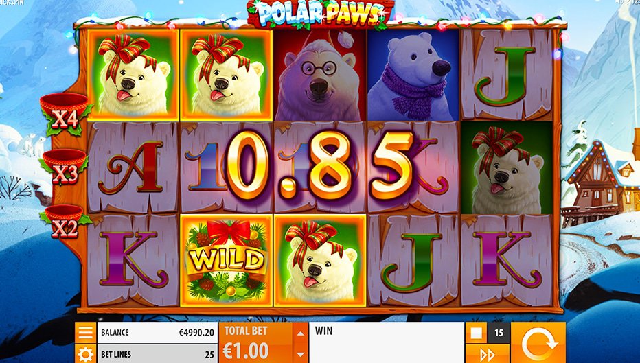 Lignes de paiement Polar Paws