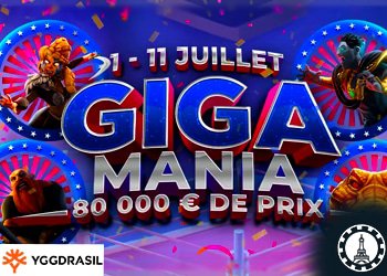 promotion gigamania en cours sur l etablissement lucky8