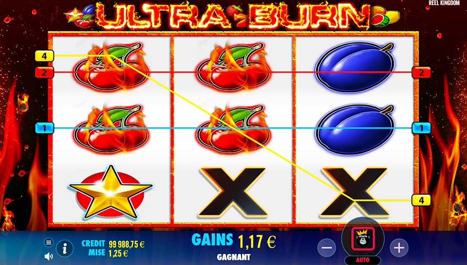 Lignes de paiement Ultra Burn