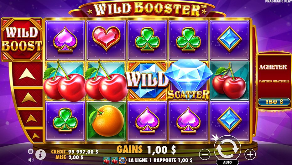 Lignes de paiement Wild Booster